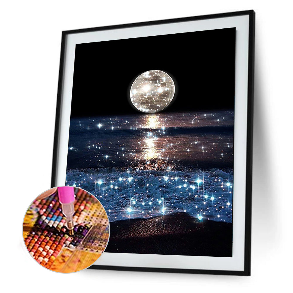 Romantic Seaside - Full Round Drill Diamond Painting 40*50CM