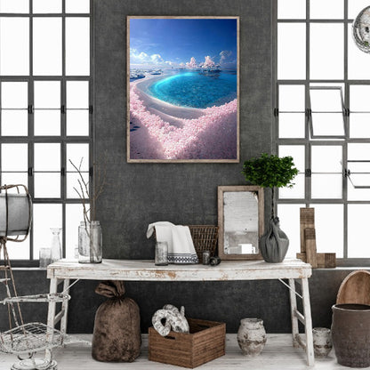 Romantic Beach - Full Round Drill Diamond Painting 40*50CM