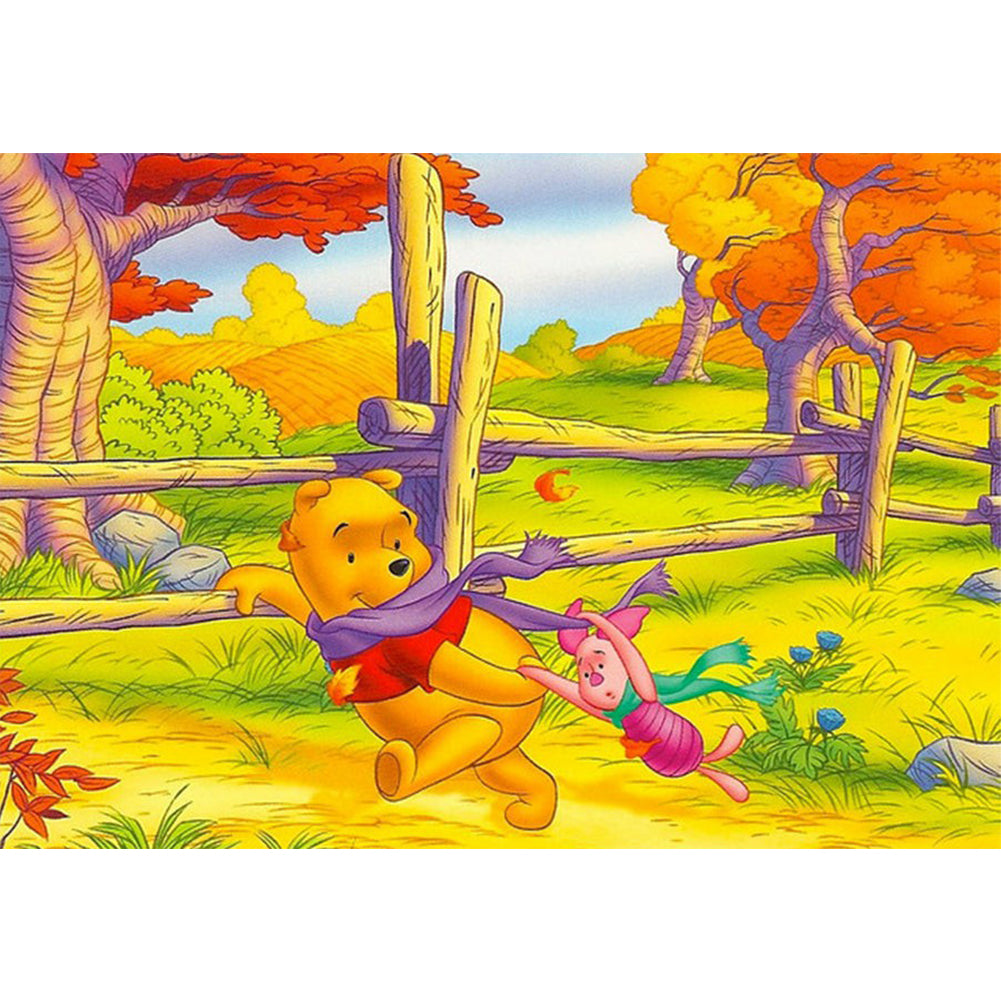 Winnie The Pooh - Full Round Drill Diamond Painting 50*40CM