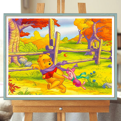 Winnie The Pooh - Full Round Drill Diamond Painting 50*40CM