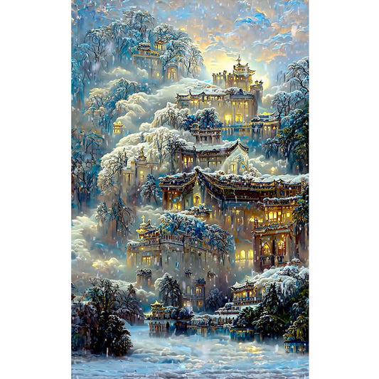 Genting Tiangong - Full Round Drill Diamond Painting 40*70CM