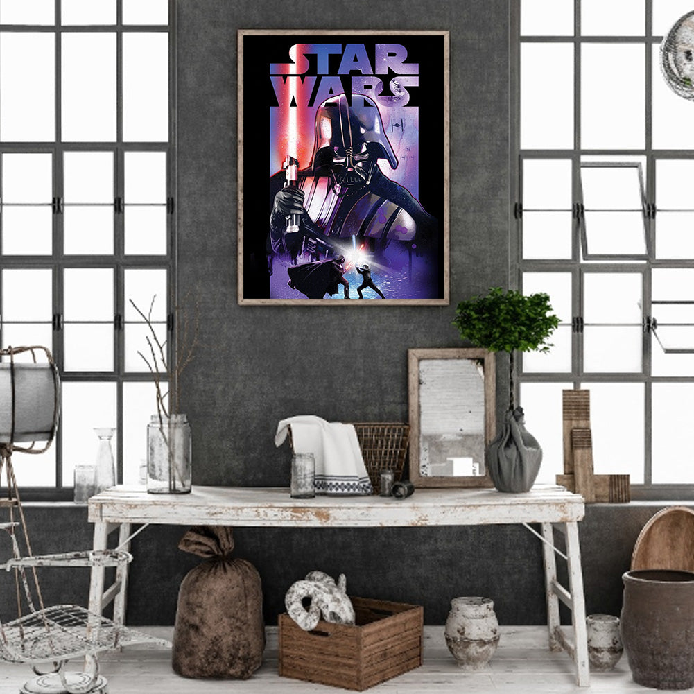 Star Wars: Darth Vader - Full Round Drill Diamond Painting 40*50CM