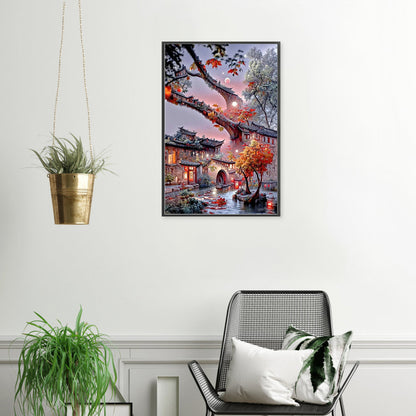 Flower Manor - Full Round Drill Diamond Painting 40*60CM