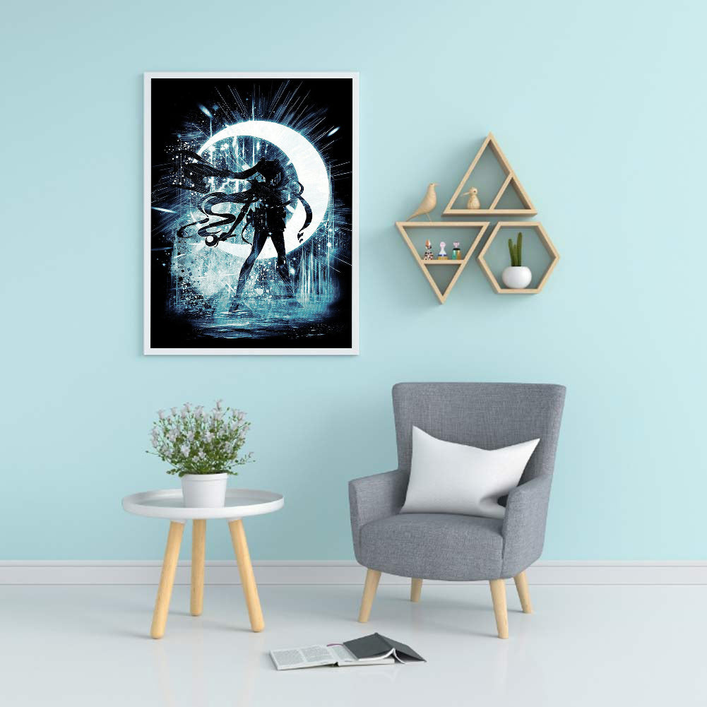 Sailor Moon Crystal - Full Round Drill Diamond Painting 50*60CM