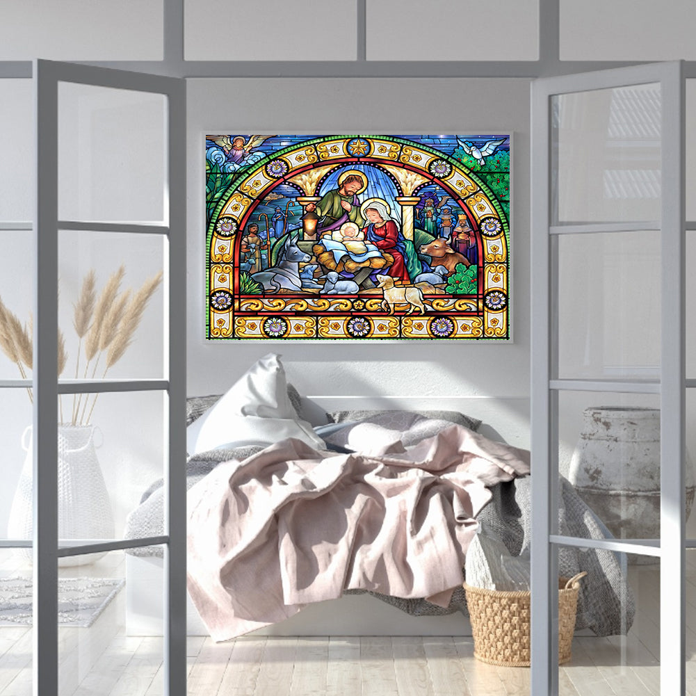 Our Lady Of Jesus - Full Square Drill Diamond Painting 50*40CM