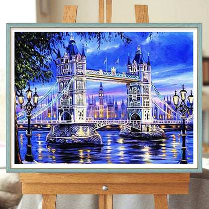 Tower Bridge - Full Round Drill Diamond Painting 50*40CM