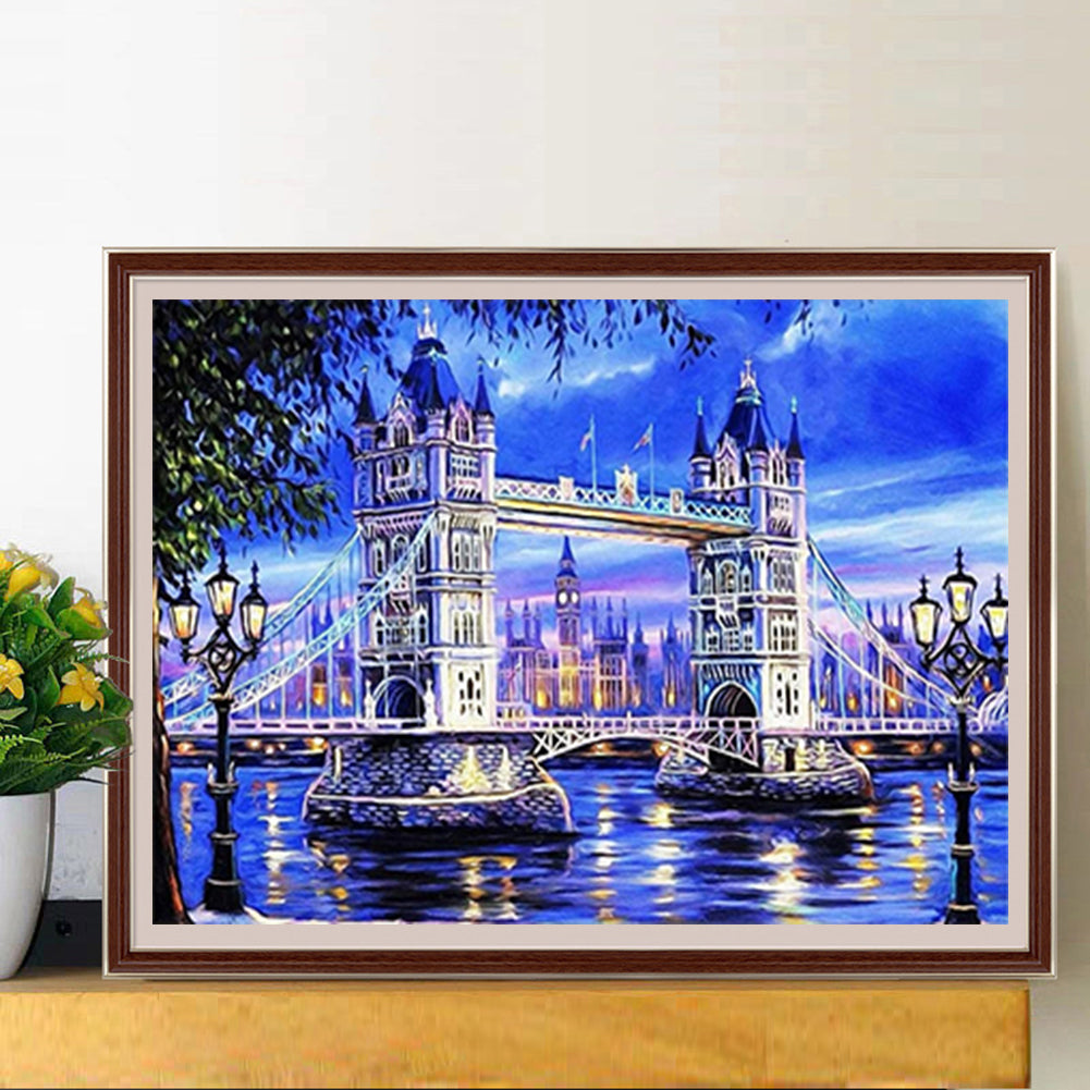 Tower Bridge - Full Round Drill Diamond Painting 50*40CM