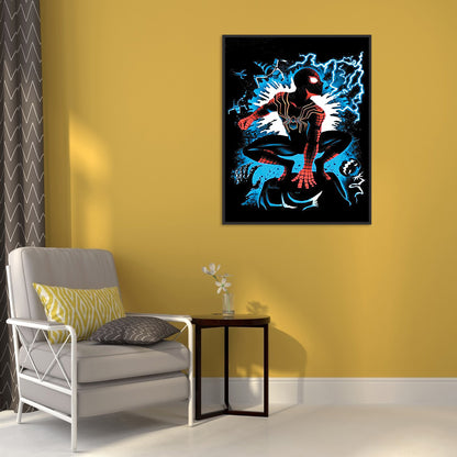 Spiderman Silhouette - Full Square Drill Diamond Painting 40*50CM