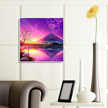 Sunrise Over The Lake - Full Square Drill Diamond Painting 30*30CM