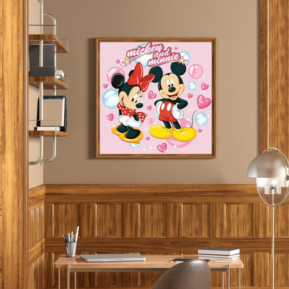 Mickey Mouse 40*40CM(Canvas) Full Square Drill Diamond Painting