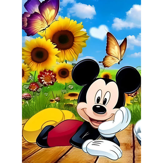 Mickey Mouse - Full Round Drill Diamond Painting 30*40CM