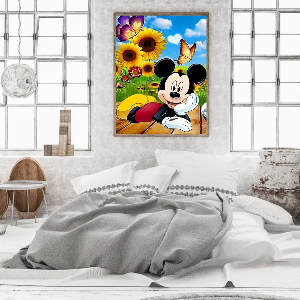 Mickey Mouse - Full Round Drill Diamond Painting 30*40CM