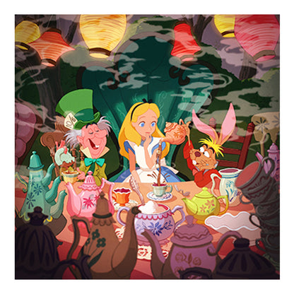 Alice In Wonderland - Full Round Drill Diamond Painting 40*40CM
