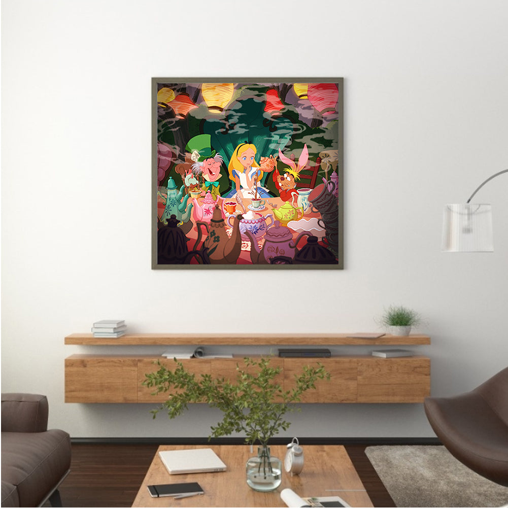 Alice In Wonderland - Full Round Drill Diamond Painting 40*40CM