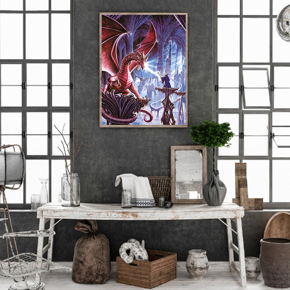 Pterosaur - Full Round Drill Diamond Painting 40*50CM