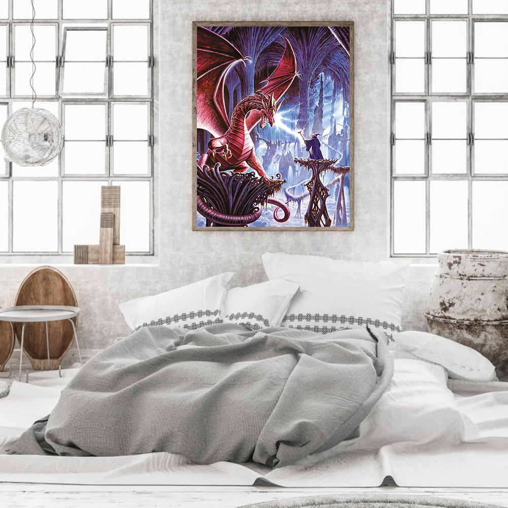 Pterosaur - Full Round Drill Diamond Painting 40*50CM