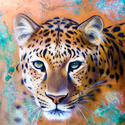 Leopard - Full Round Drill Diamond Painting 40*40CM