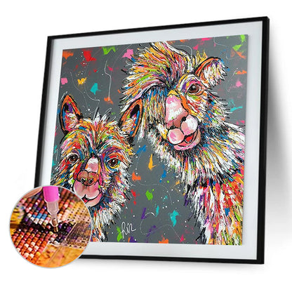 Alpaca 30*30CM(Canvas) Full Square Drill Diamond Painting