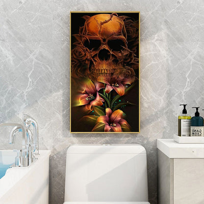 Evil Skull - Full Square Drill Diamond Painting 40*70CM