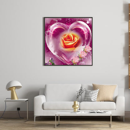 Love Rose - Full Round Drill Diamond Painting 40*40CM