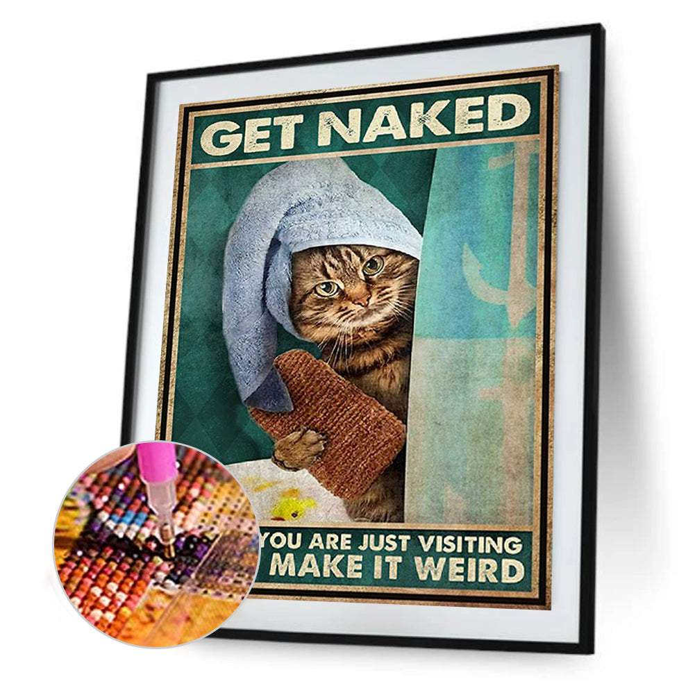 Shower Pussy - Full Square Drill Diamond Painting 30*40CM