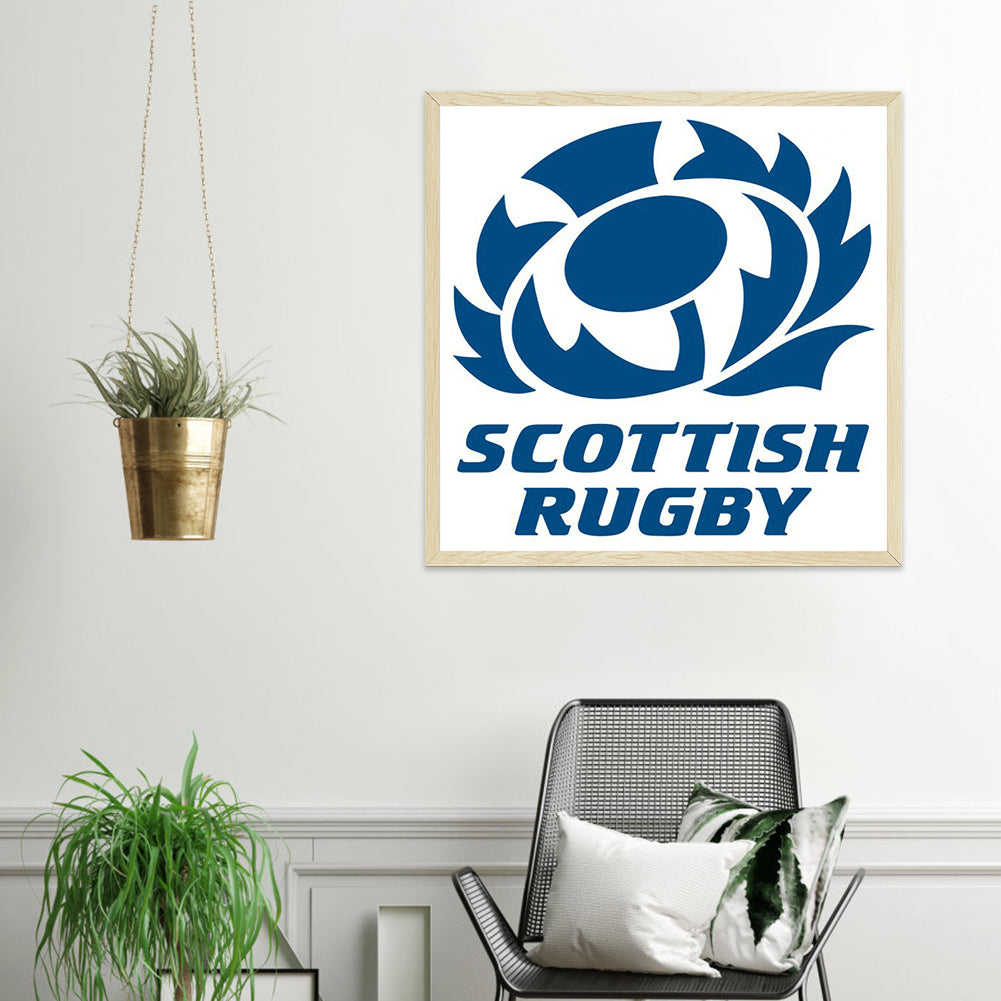 Scottish Rugby Union - Full Round Drill Diamond Painting 30*30CM
