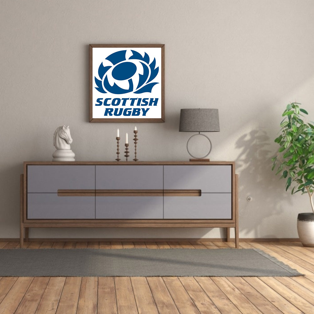 Scottish Rugby Union - Full Round Drill Diamond Painting 30*30CM