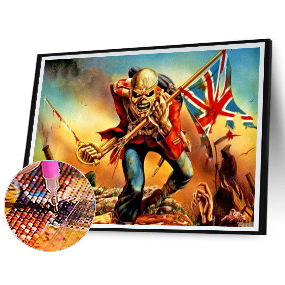 Eddie - Full Round Drill Diamond Painting 40*30CM