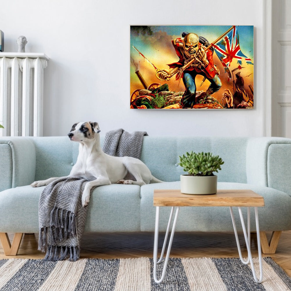 Eddie - Full Round Drill Diamond Painting 40*30CM