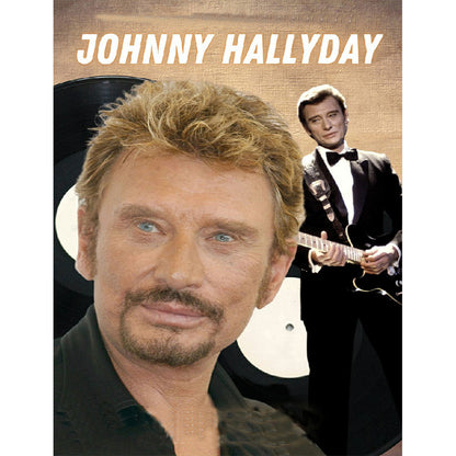 Johnny Alliday - Full Square Drill Diamond Painting 50*60CM