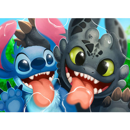 Stitch - Full Round Drill Diamond Painting 50*40CM