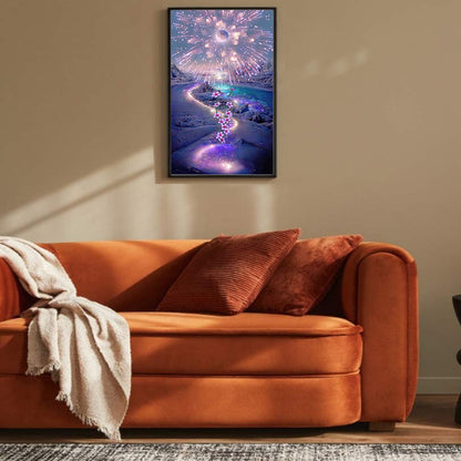 Purple Dream - Full Round Drill Diamond Painting 40*70CM