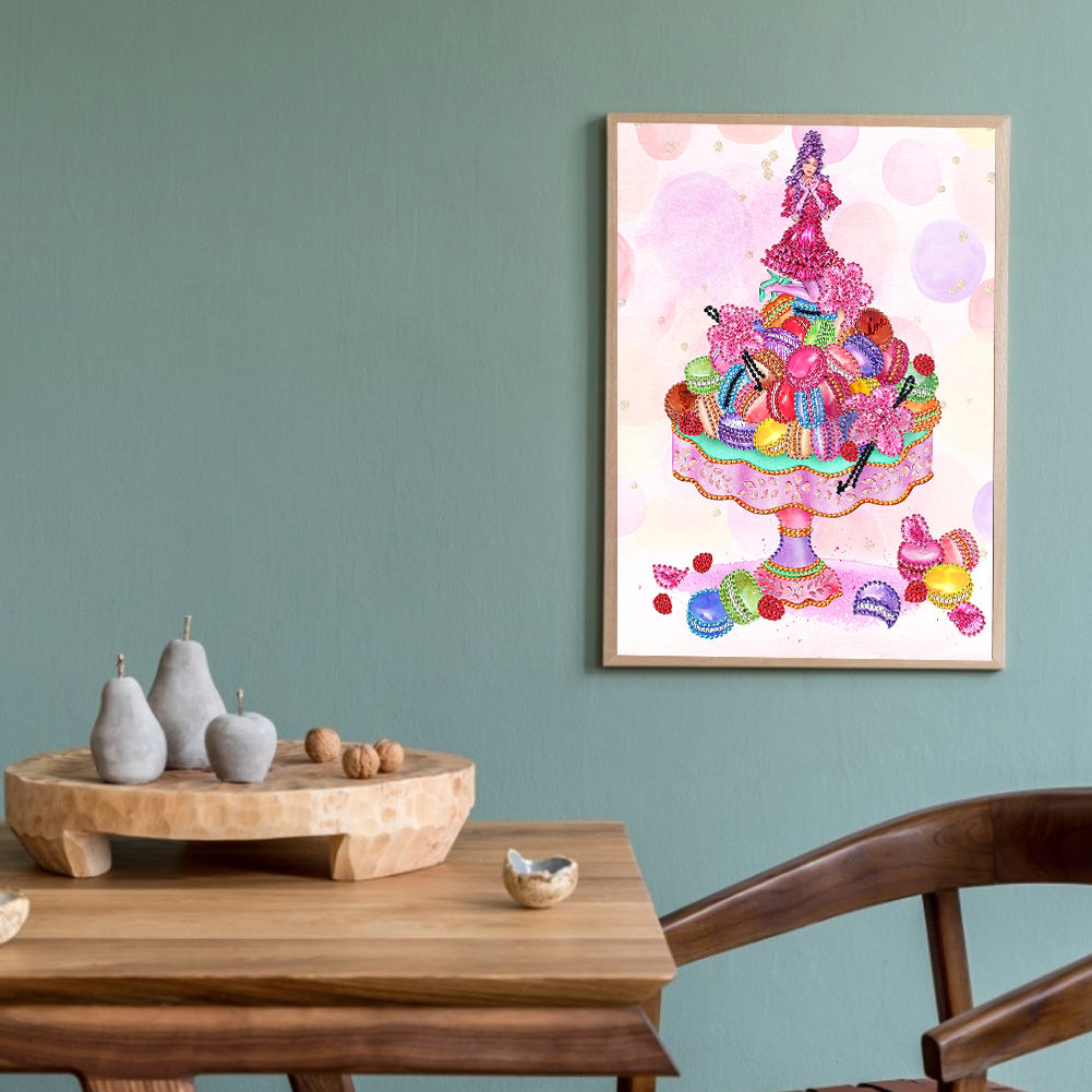 Macaron - Special Shaped Drill Diamond Painting 30*40CM