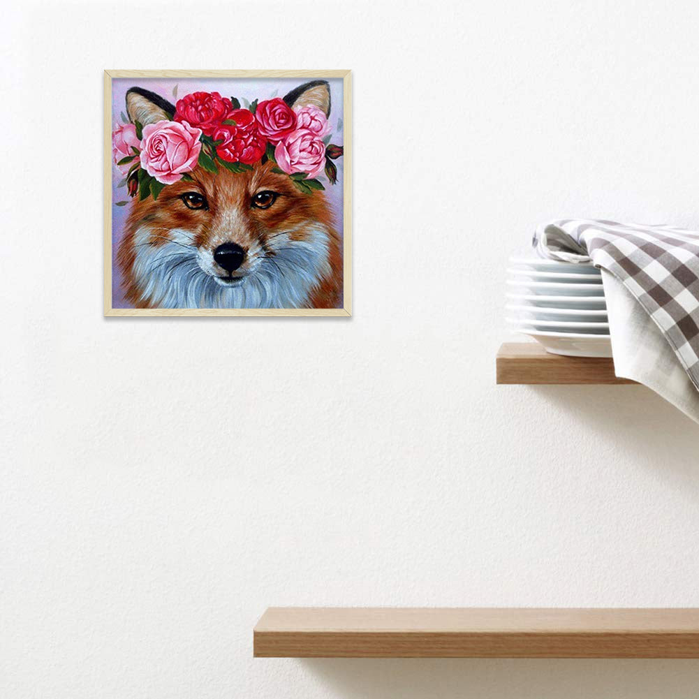 Garland Dog - Full Round Drill Diamond Painting 50*50CM