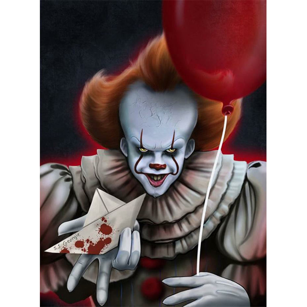 Clown Back - Full Square Drill Diamond Painting 30*40CM
