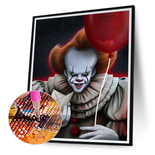 Clown - Full Square Drill Diamond Painting 30*40CM