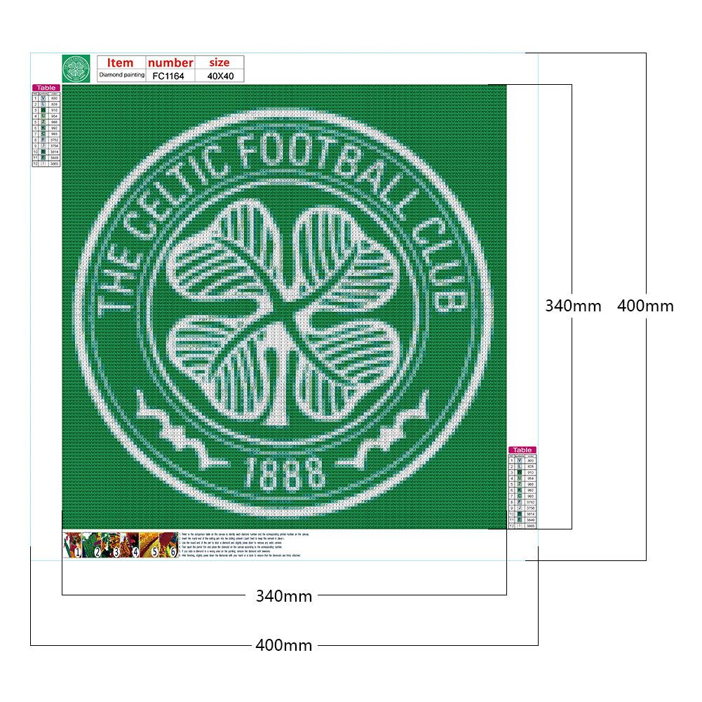 Celtic Football Club - Full Square Drill Diamond Painting 40*40CM