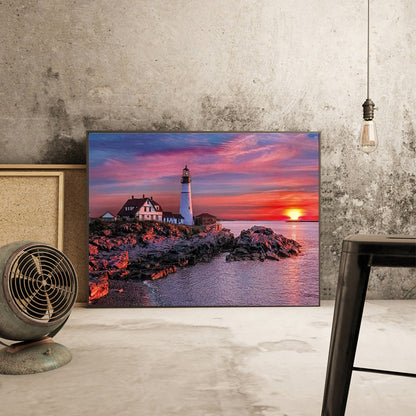 Lighthouse - Full Square Drill Diamond Painting 40*30CM