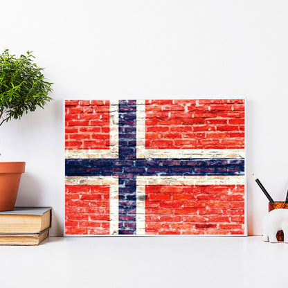 Flag 40*30CM(Canvas) Full Square Drill Diamond Painting