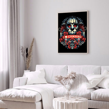 Skull - Full Round Drill Diamond Painting 50*70CM