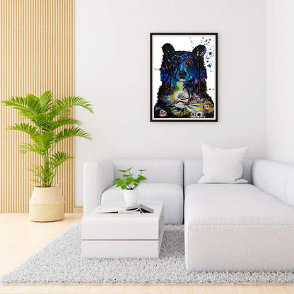 Star Bear - Full Round Drill Diamond Painting 30*40CM