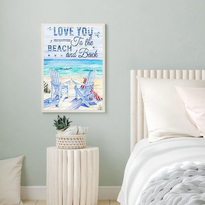 Beach Chairs - Full Round Drill Diamond Painting 30*40CM