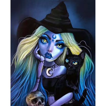 The Witch - Full Round Drill Diamond Painting 30*40CM