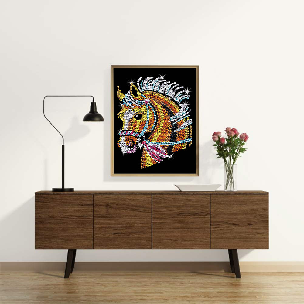 Horse - Crystal Drill Diamond painting 30*40CM