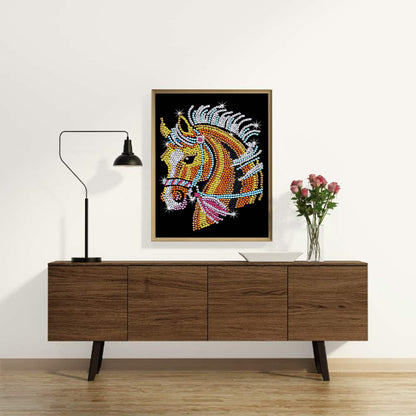 Horse - Crystal Drill Diamond painting 30*40CM