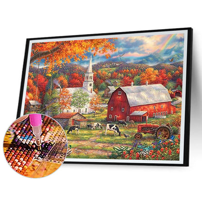 Harvest Farm - Full Round Drill Diamond Painting 40*30CM