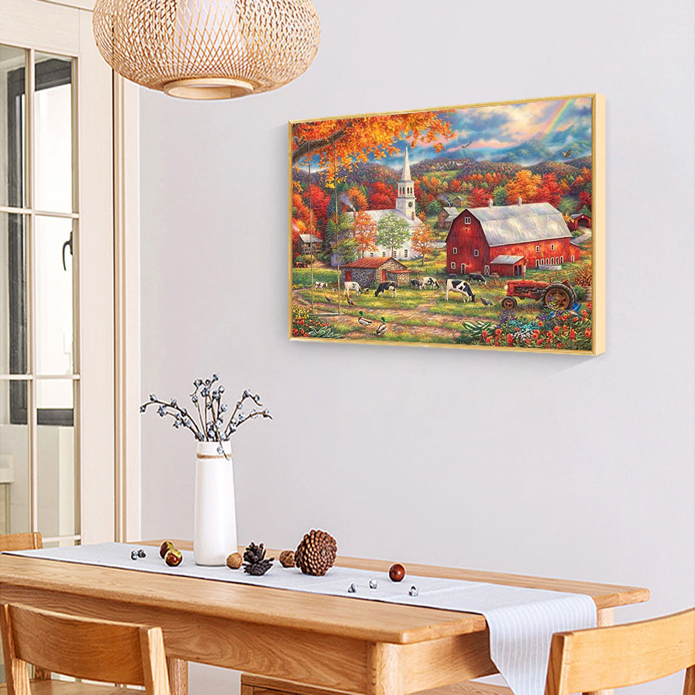 Harvest Farm - Full Round Drill Diamond Painting 40*30CM
