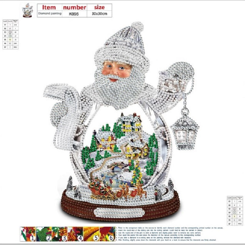 Santa Claus - Special Shaped Drill Diamond Painting 30*30CM