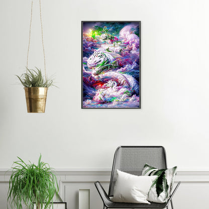 Tiger Cloud - Full Round Drill Diamond Painting 40*60CM