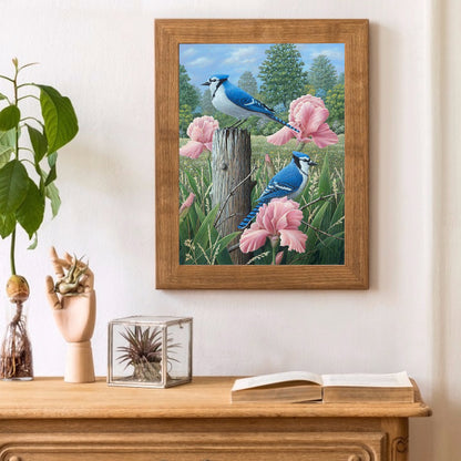 Bluebird - Full Round Drill Diamond Painting 40*50CM